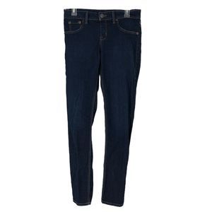 Women's Dark Wash Jeans by a.n.a. Like New, Embroidered Pockets, SZ S